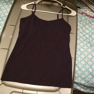 Cute summer tank top the color is a navy blue